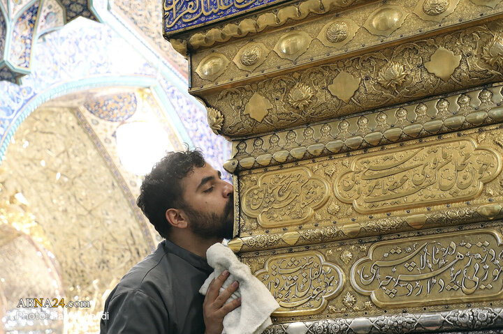 Photos: Cleaning Ceremony of Sacred Mausoleum of Hazrat Masoumeh Holy Shrine