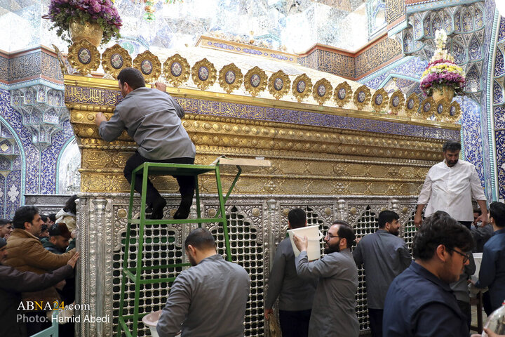 Photos: Cleaning Ceremony of Sacred Mausoleum of Hazrat Masoumeh Holy Shrine