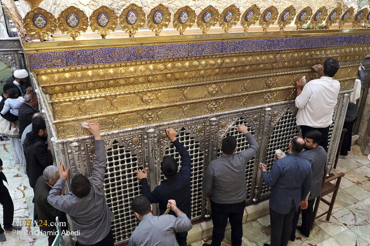 Photos: Cleaning Ceremony of Sacred Mausoleum of Hazrat Masoumeh Holy Shrine