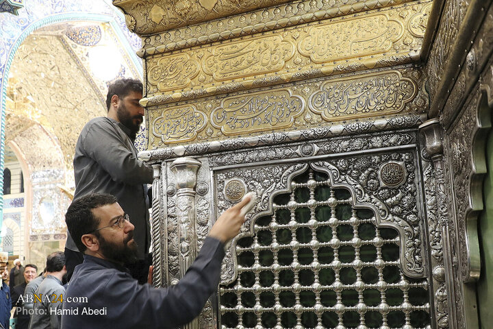 Photos: Cleaning Ceremony of Sacred Mausoleum of Hazrat Masoumeh Holy Shrine