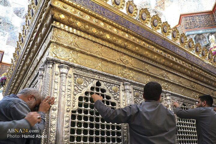 Photos: Cleaning Ceremony of Sacred Mausoleum of Hazrat Masoumeh Holy Shrine