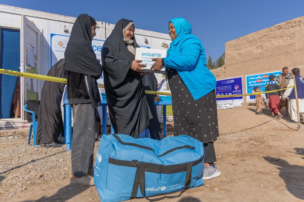 بیش از ۲۰ میلیون افغان در سال ۲۰۲۵ از خدمات یونیسف بهره بردند