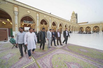 تقرير مصور/ وفد هندي فائز بمسابقة قرآنية يزور العتبات المقدسة في العراق