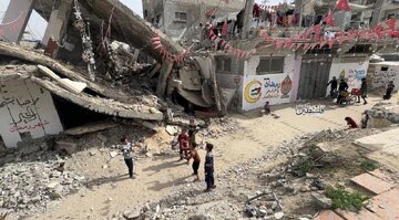 تصاویر | زیباسازی ویرانه‌های خان‌یونس غزه در استقبال از ماه رمضان