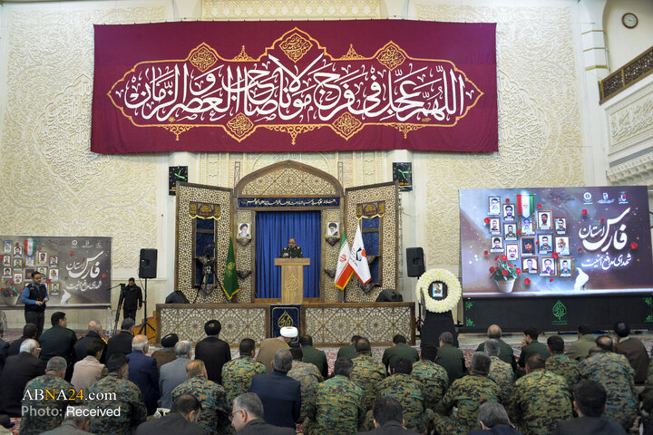 Photos: Commemoration of 40th Day of National Resistance Martyrs Held at Shah‑Cheragh Holy Shrine