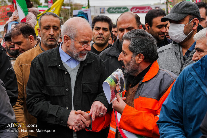 အစ္စလာမ်မစ်တော်လှန်ရေး အောင်ပွဲ ၄၇ နှစ်မြောက် အထိမ်းအမှတ် ချီတက်ပွဲ  တွင် အစ္စလာမ့် လွှတ်တော် ဥက္ကဋ္ဌ  တက်ရောက် ။ ။ Photos