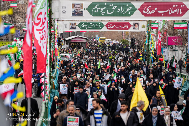 အစ္စလာမ်မစ်တော်လှန်ရေး အောင်ပွဲ ၄၇ နှစ်မြောက် အထိမ်းအမှတ် ချီတက်ပွဲ  တွင် အစ္စလာမ့် လွှတ်တော် ဥက္ကဋ္ဌ  တက်ရောက် ။ ။ Photos