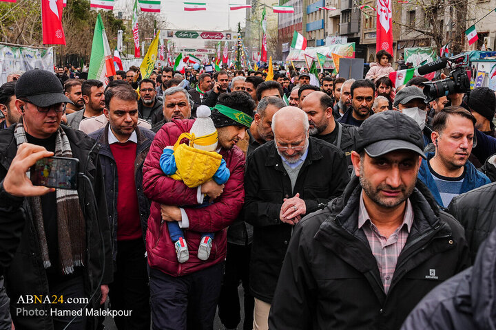 အစ္စလာမ်မစ်တော်လှန်ရေး အောင်ပွဲ ၄၇ နှစ်မြောက် အထိမ်းအမှတ် ချီတက်ပွဲ  တွင် အစ္စလာမ့် လွှတ်တော် ဥက္ကဋ္ဌ  တက်ရောက် ။ ။ Photos