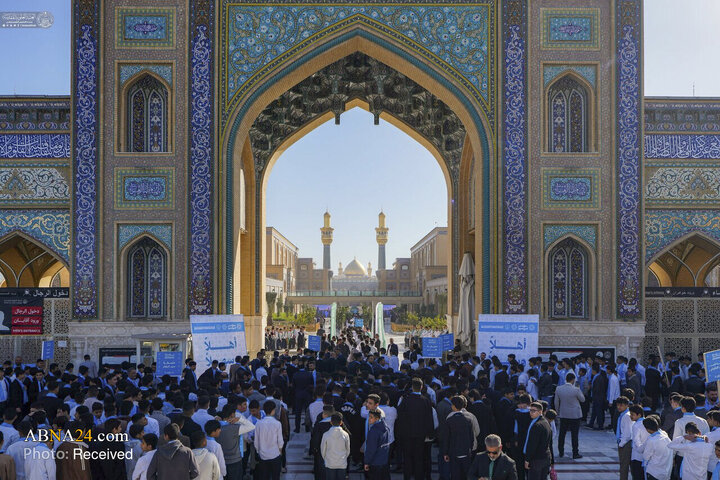 جشن تکلیف ۲۷۰۰ نوجوان در جوار حرم امیرالمؤمنین(ع)