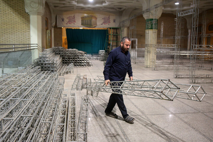 حرم بانوی کرامت آماده میزبانی از مهمانان ماه خدا شد