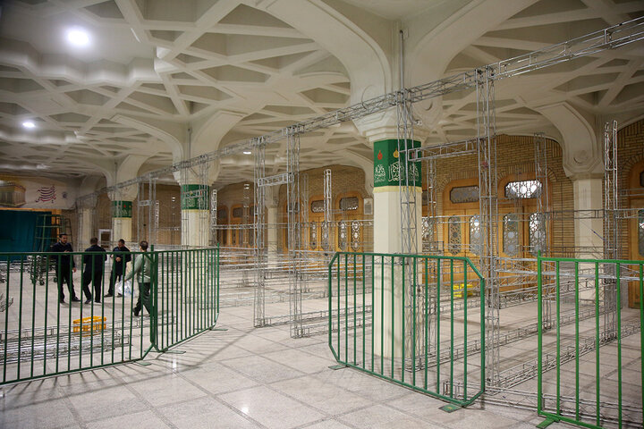 حرم بانوی کرامت آماده میزبانی از مهمانان ماه خدا شد