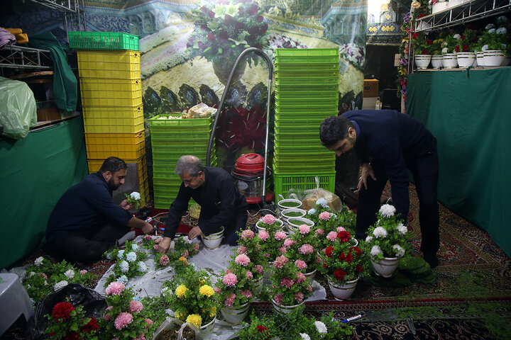 حرم بانوی کرامت آماده میزبانی از مهمانان ماه خدا شد