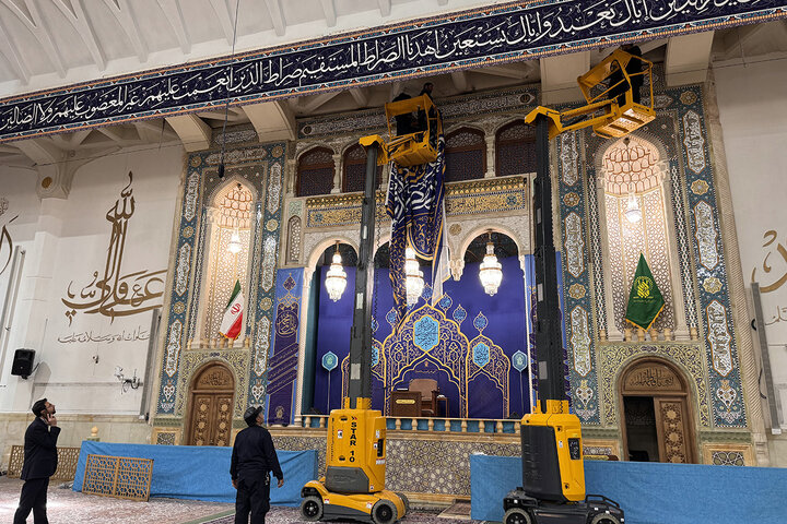 حرم بانوی کرامت آماده میزبانی از مهمانان ماه خدا شد