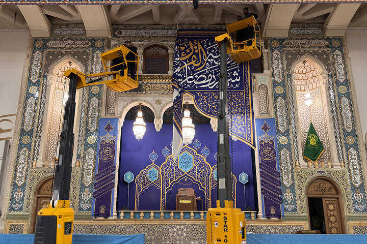 حرم بانوی کرامت آماده میزبانی از مهمانان ماه خدا شد