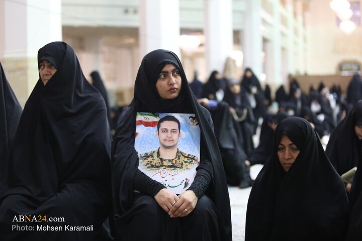 آیین بزرگداشت چهلم شهدای حوادث دی‌ماه در قم