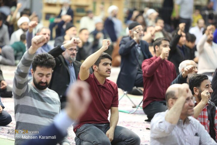 آیین بزرگداشت چهلم شهدای حوادث دی‌ماه در قم