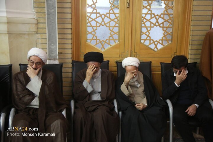 آیین بزرگداشت چهلم شهدای حوادث دی‌ماه در قم