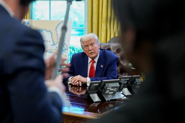 دیدار ترامپ با مشاوران ارشد خود درباره ایران