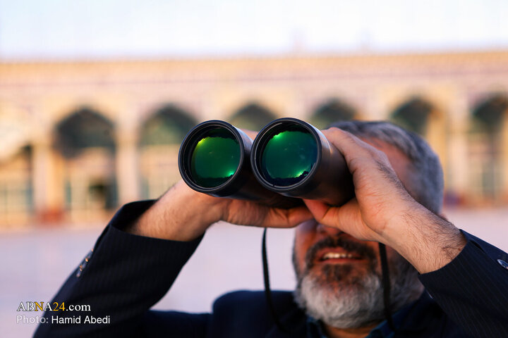 Photos: Sighting of Crescent for Holy Month of Ramadan at Holy Jamkaran Mosque