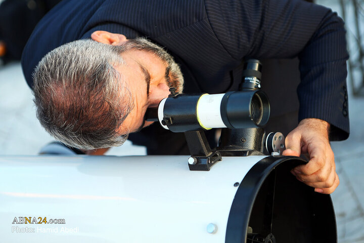 Photos: Sighting of Crescent for Holy Month of Ramadan at Holy Jamkaran Mosque