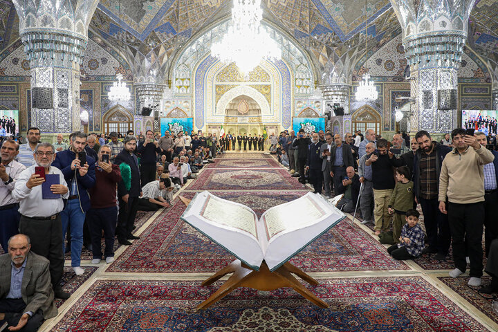Photos: Welcoming Ceremony for Holy Month of Ramadan at Imam Reza Holy Shrine