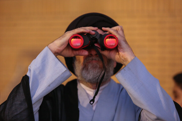 Photos: Sighting of Crescent for Holy Month of Ramadan at Hazrat Masoumeh Holy Shrine