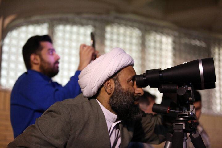 Photos: Sighting of Crescent for Holy Month of Ramadan at Hazrat Masoumeh Holy Shrine