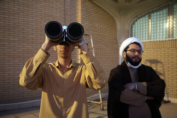 Photos: Sighting of Crescent for Holy Month of Ramadan at Hazrat Masoumeh Holy Shrine