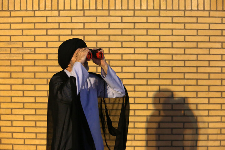 Photos: Sighting of Crescent for Holy Month of Ramadan at Hazrat Masoumeh Holy Shrine