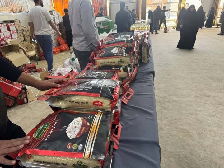 تقرير مصور/ عتبة حرم "كميل بن زياد" توزع مساعدات غذائية ومالية على أسر الأيتام