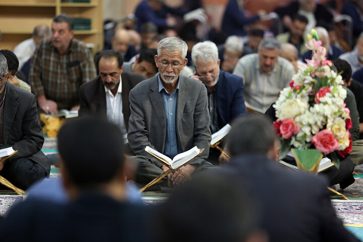 آئین باشکوه ترتیل‌خوانی حرم حضرت معصومه(س) در نخستین روز ماه رمضان