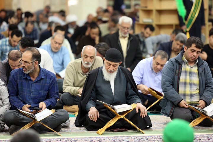 آئین باشکوه ترتیل‌خوانی حرم حضرت معصومه(س) در نخستین روز ماه رمضان