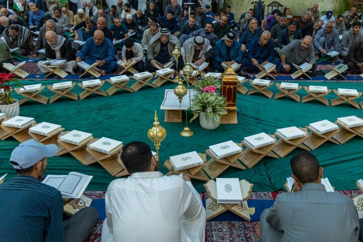 تقرير مصور/ إطلاق الختمة القرآنية الرمضانية بمشاركة قرّاء من محافظات العراق المختلفة في العتبة العباسية المقدسة