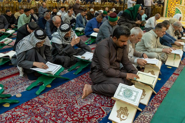 تقرير مصور/ إطلاق الختمة القرآنية الرمضانية بمشاركة قرّاء من محافظات العراق المختلفة في العتبة العباسية المقدسة