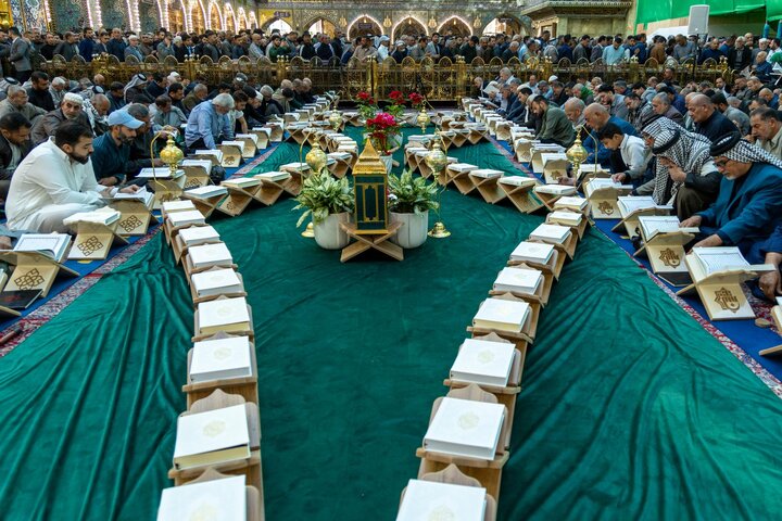 تقرير مصور/ إطلاق الختمة القرآنية الرمضانية بمشاركة قرّاء من محافظات العراق المختلفة في العتبة العباسية المقدسة