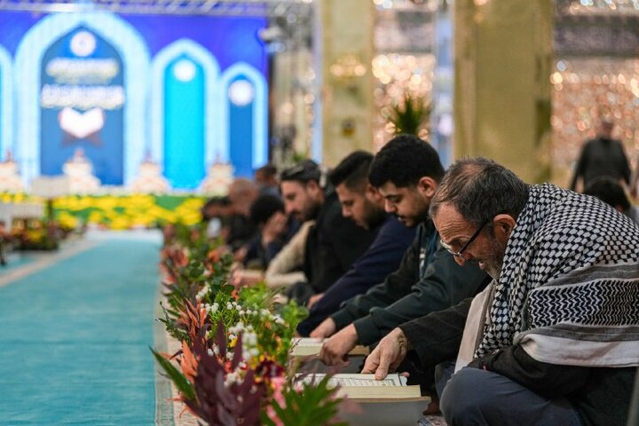 Informe fotográfico |  El Santuario Sagrado de los Dos Imames Al-Askari lanza su programa educativo para el bendito mes de Ramadán