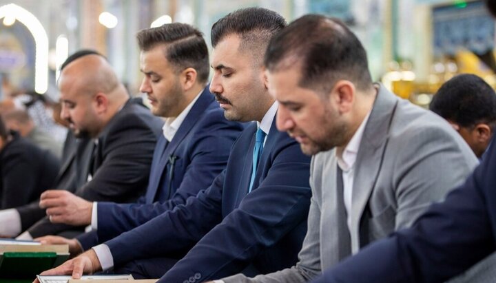 تقرير مصور/ انطلاق الختمة القرآنية في شهر رمضان المبارك في حرم الإمام الحسين(ع)