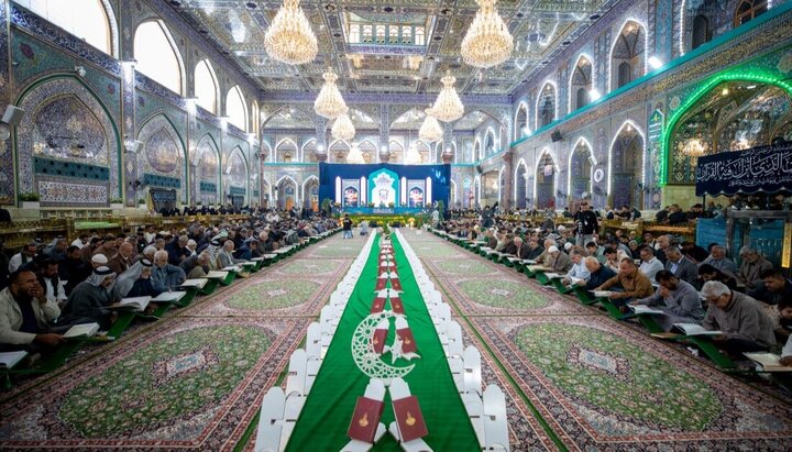 تقرير مصور/ انطلاق الختمة القرآنية في شهر رمضان المبارك في حرم الإمام الحسين(ع)