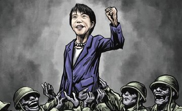 کارٹون | جاپان کا دایاں بازو عروج پر