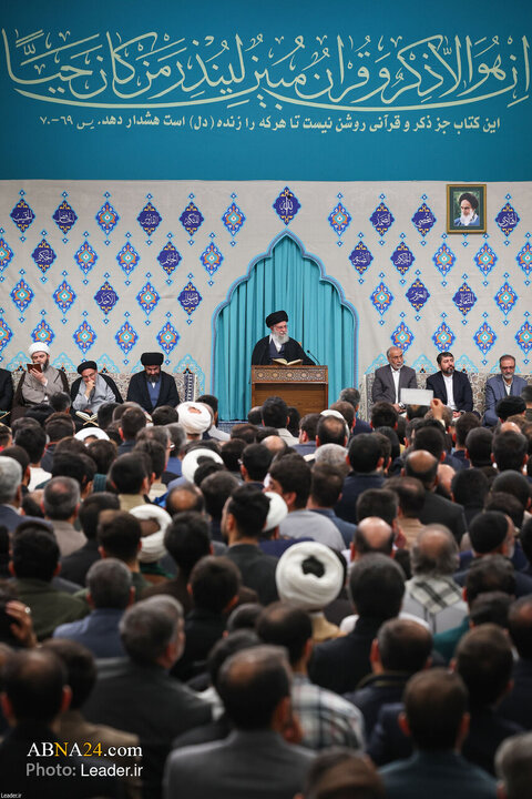Photos: Quran recitation gathering held in presence of Imam Khamenei