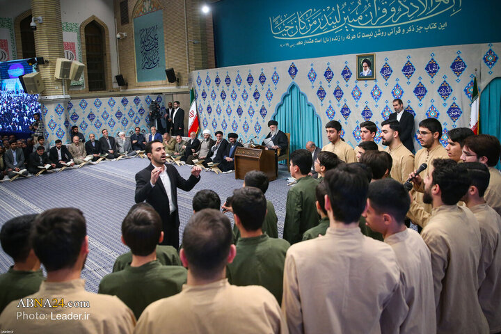 Photos: Quran recitation gathering held in presence of Imam Khamenei