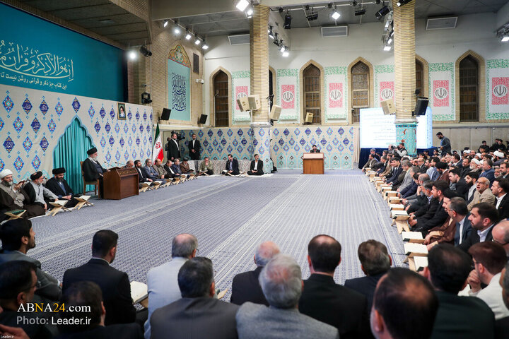 Photos: Quran recitation gathering held in presence of Imam Khamenei