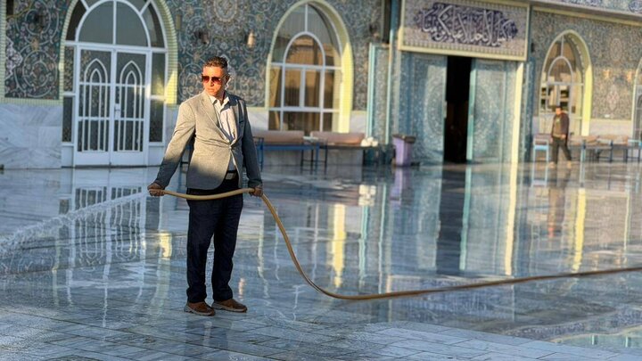 تقرير مصور/ استعدادات وتحضيرات في حرم كميل بن زياد لإقامة برامج خاصة في شهر رمضان المبارك