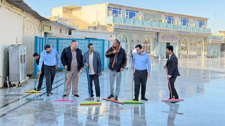 تقرير مصور/ استعدادات وتحضيرات في حرم كميل بن زياد لإقامة برامج خاصة في شهر رمضان المبارك