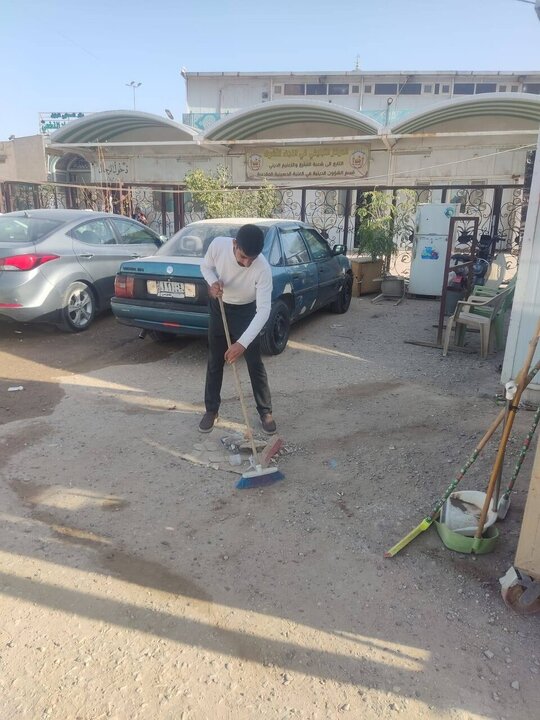 تقرير مصور/ استعدادات وتحضيرات في حرم كميل بن زياد لإقامة برامج خاصة في شهر رمضان المبارك