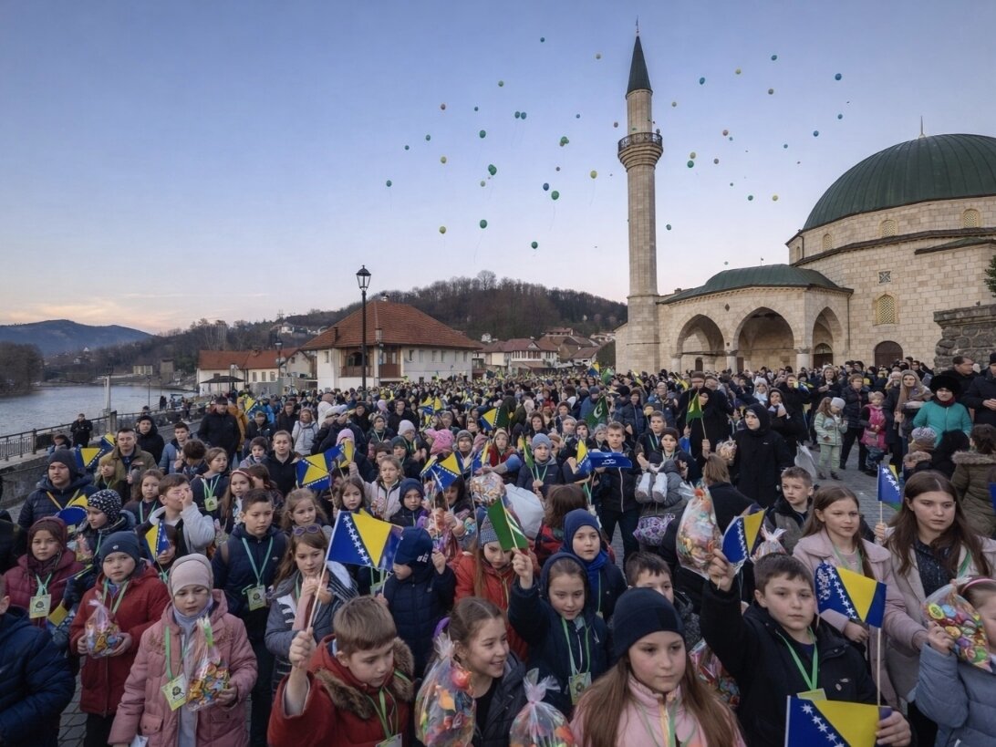 'Ramadan Train’ Program Held in Bosnia with Participation of 700 Children