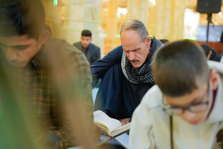 Informe fotográfico | El Santuario Sagrado de al-Abbas lanza la Khatmah coránica de Ramadán en el Quinto Foro al-Nūrayn en Babilonia