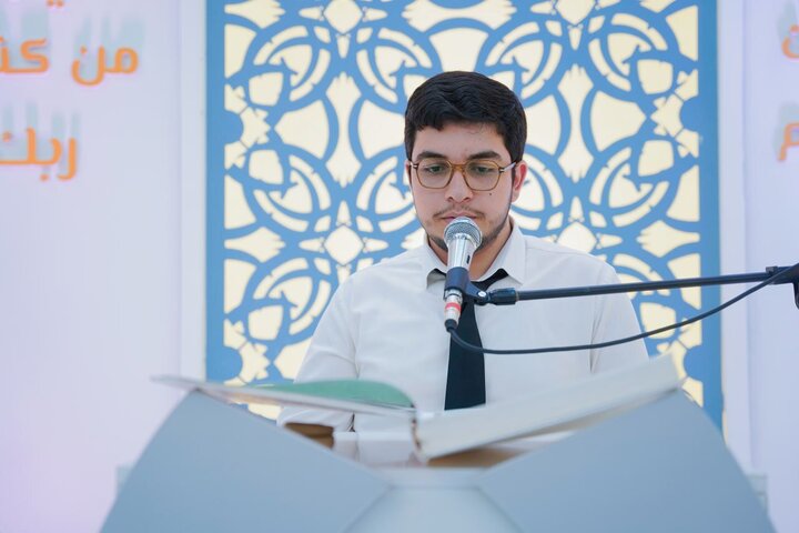 Informe fotográfico | El Santuario Sagrado de al-Abbas lanza la Khatmah coránica de Ramadán en el Quinto Foro al-Nūrayn en Babilonia