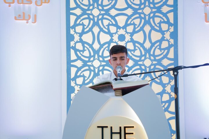 Informe fotográfico | El Santuario Sagrado de al-Abbas lanza la Khatmah coránica de Ramadán en el Quinto Foro al-Nūrayn en Babilonia