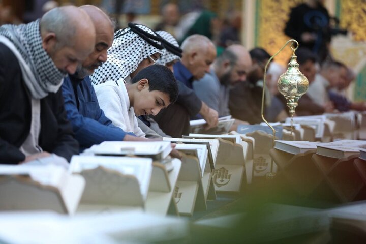 Informe fotográfico |El Santuario Sagrado de Al-Abbas lanza la recitación central coránica de Ramadán con recitadores de élite